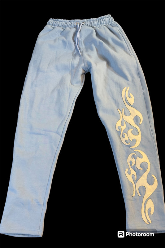 Light Blue Capri Pants